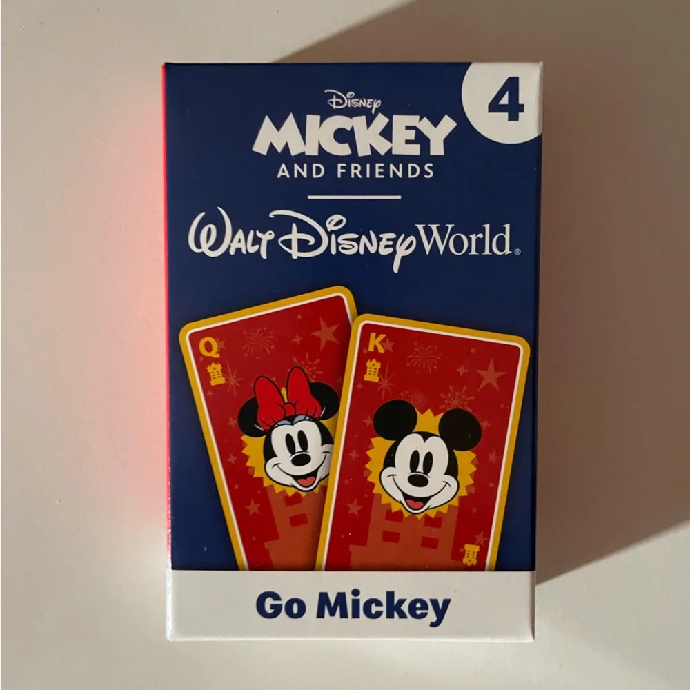 Mickey Mouse and Friends Walt Disney World GO MICKEY McDonald's Playing Cards